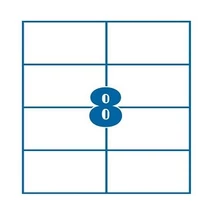 Etikett címke univerzális 105X74   8 db/ív 100 ív/csomag
