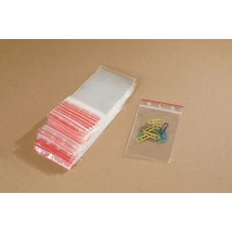 Simítózáras tasak 80x120 mm