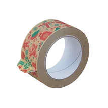 Eco karácsonyi papír ragasztószalag 50×50 m ünnepi csomagoláshoz