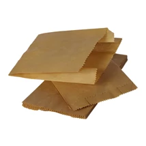 Barna papírzacskó 120×45×210 mm méretben, 100 darabos csomagban