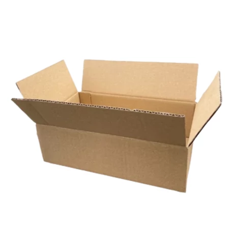 Kartondoboz 200x150x100 mm méretben, barna hullámkartonból